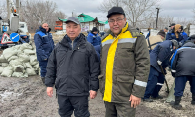 Сотрудники заводов Группы компаний АО «Казахстан инжиниринг» участвуют в борьбе с паводками