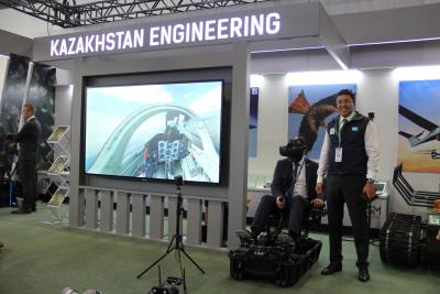 VR-симулятор на выставке «Иннопром Казахстан-2023»