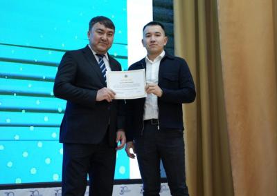 Астана қаласының әкімдігі «Қазақстан инжиниринг «R&D орталығы» ЖШС-ін кәсіптік бағдар беру іс-шараларын өткізуге қосқан үлесі үшін марапаттады.